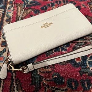 Coach large wallet wristlet